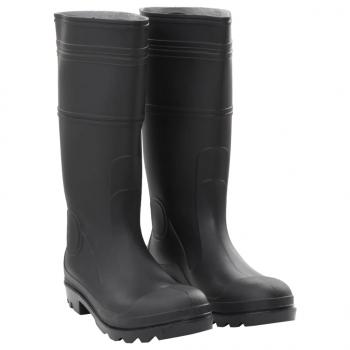 ARDEBO.de - Gummistiefel Schwarz Größe 46 PVC