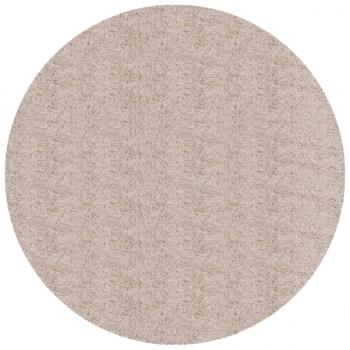 Shaggy-Teppich PAMPLONA Hochflor Modern Beige Ø 240 cm