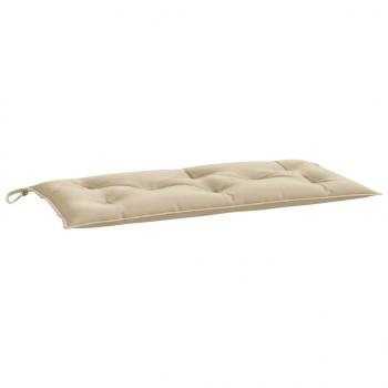 Gartenbank-Auflage Beige 100x50x7 cm Oxford-Gewebe