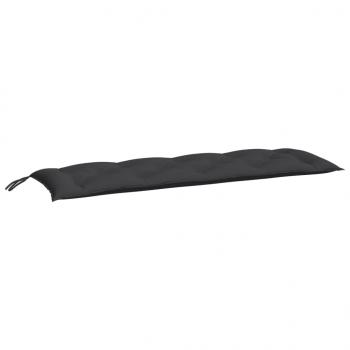 Gartenbank-Auflage Schwarz 150x50x7 cm Oxford-Gewebe