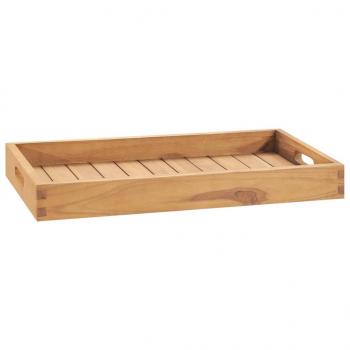 ARDEBO.de - Serviertablett 60x35 cm Massivholz Teak