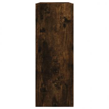 Schuhschrank Räuchereiche 80x21x57 cm Holzwerkstoff