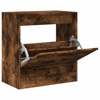 Schuhschrank Räuchereiche 60x34x63,5 cm Holzwerkstoff