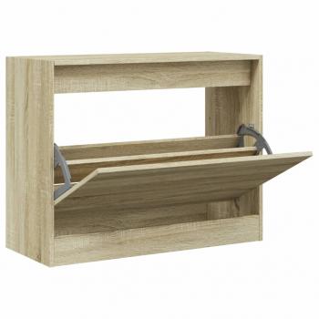 Schuhschrank Sonoma-Eiche 80x34x63 cm Holzwerkstoff