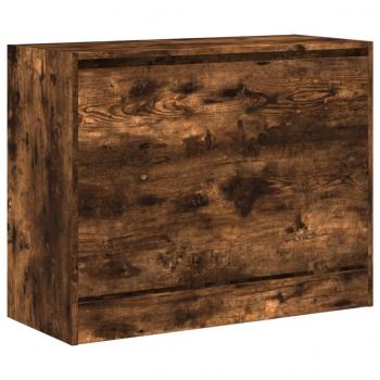 Schuhschrank Räuchereiche 80x34x63 cm Holzwerkstoff