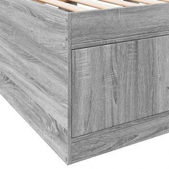 Tagesbett mit Schubladen Grau Sonoma 75x190 cm Holzwerkstoff