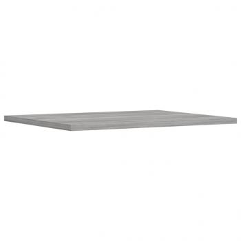 Wandregale 4 Stk. Grau Sonoma 40x50x1,5 cm Holzwerkstoff