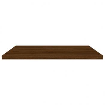 Wandregale 4 Stk. Braun Eichen-Optik 40x50x1,5 cm Holzwerkstoff