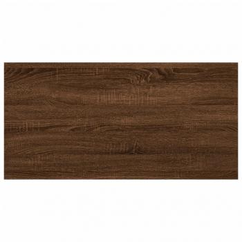 Wandregale 4 Stk. Braun Eichen-Optik 60x20x1,5 cm Holzwerkstoff