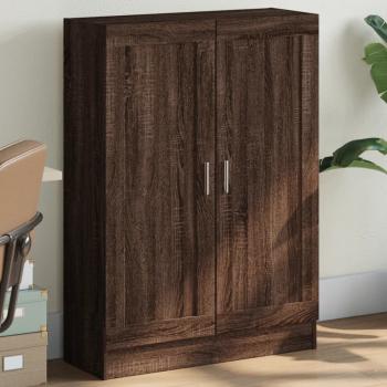 ARDEBO.de - Bücherschrank Braun Eichen-Optik 82,5x30,5x115 cm Holzwerkstoff