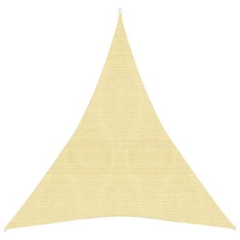 ARDEBO.de - Sonnensegel 160 g/m² Beige 4x5x5 m HDPE