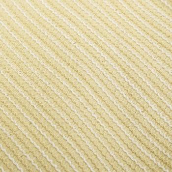 Sonnensegel 160 g/m² Beige 4x5x5 m HDPE