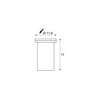 SLV DASAR EXACT 116 Outdoor Bodeneinbauleuchte, QPAR51, IP67, rund, edelstahl 316, max. 35W (228430)