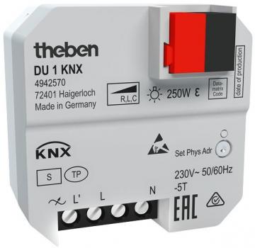 ARDEBO.de Theben DU 1 KNX 1-fach UP-Universal-Dimmaktor, 250 Watt (4942570)