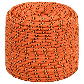 Bootsseil Orange 10 mm 25 m Polypropylen