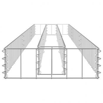 Gabionen-Hochbeet Verzinkter Stahl 270x30x10 cm