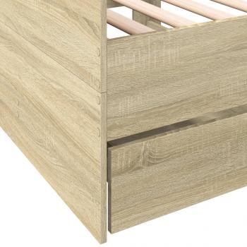 Tagesbett mit Schubladen Sonoma-Eiche 75x190 cm Holzwerkstoff