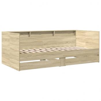 Tagesbett mit Schubladen Sonoma-Eiche 90x190 cm Holzwerkstoff