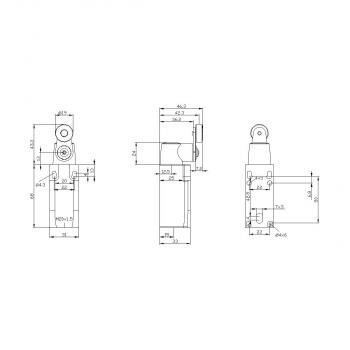 Siemens 3SE5232-0HK21Positionsschalter Kunststoffgehäuse nach DIN EN 50047, 31 mm Geräteanschluss 1 x (M20 x 1,5) 1S/1Ö Sprungkontakte integriert (nicht austauschbar)