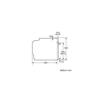 Neff BX48PIB EEK: A Backofen Set (B2CCG6AK0+T58SHF1L0) mit Induktionskochfeld, 60 cm breit, Kochfeld 80 cm breit, 71L, Pyrolytisch+Hydrolytisch, Kindersicherung, Grillfunktion, Quick start, schwarz