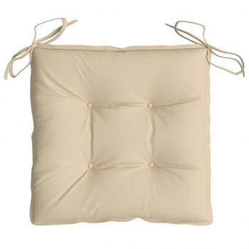 Palettenkissen 4 Stk. Beige 50x50x7 cm Oxford-Gewebe