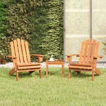 ARDEBO.de - 3-tlg. Garten-Lounge-Set Adirondack Massivholz Akazie