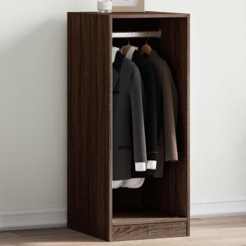 ARDEBO.de - Kleiderschrank Braun Eichen-Optik 48x41x102 cm Holzwerkstoff