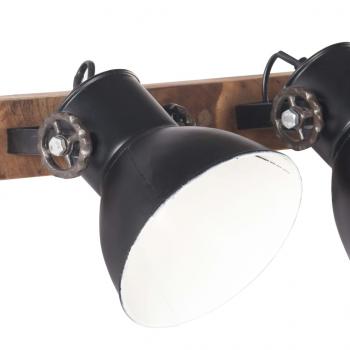 Wandlampe Industriestil Schwarz 65x25 cm E27