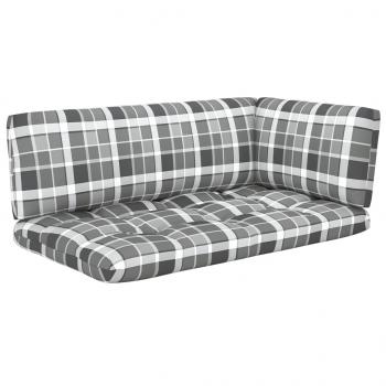 Outdoor-Ecksofa Paletten Kiefernholz Imprägniert Weiß