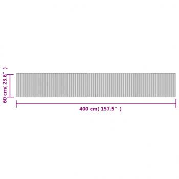 Teppich Rechteckig Braun 60x400 cm Bambus