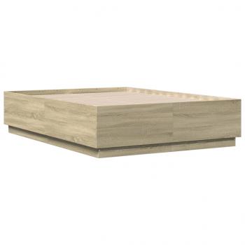 Bettgestell Sonoma-Eiche 140x190 cm Holzwerkstoff