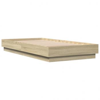 Bettgestell Sonoma-Eiche 75x190 cm Holzwerkstoff