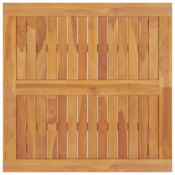 Batavia-Tisch 85x85x75 cm Massivholz Teak