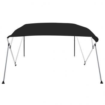 4-Bow Bimini-Top Schwarz 236x199x135 cm