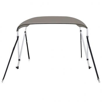 2-Bow Bimini-Top Grau 148,5x133x104 cm