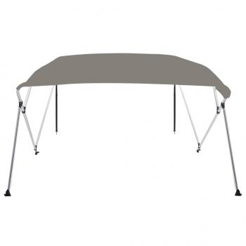 4-Bow Bimini-Top Grau 243x250x131 cm