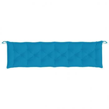 Gartenbank-Auflage Hellblau 200x50x7 cm Oxford-Gewebe