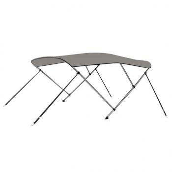 3-Bow Bimini-Top Grau 183x152x133 cm