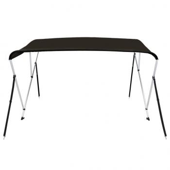 3-Bow Bimini-Top Schwarz 184x170x133 cm