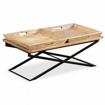 Couchtisch Mangoholz Massiv 110 x 55 x 42 cm 