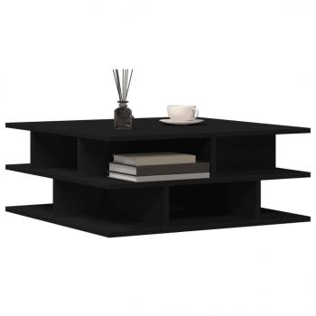 Couchtisch Schwarz 70x70x29 cm Holzwerkstoff