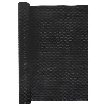 Balkon-Sichtschutz Schwarz 1000x80 cm Poly Rattan