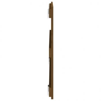 Wand-Kopfteil Honigbraun 108x3x60 cm Massivholz Kiefer