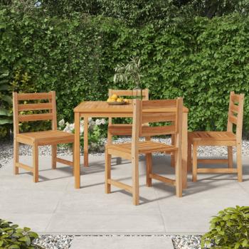 ARDEBO.de - Gartenstühle 4 Stk. Massivholz Teak