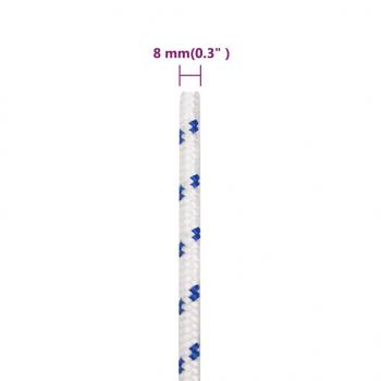 Bootsseil Weiß 8 mm 250 m Polypropylen