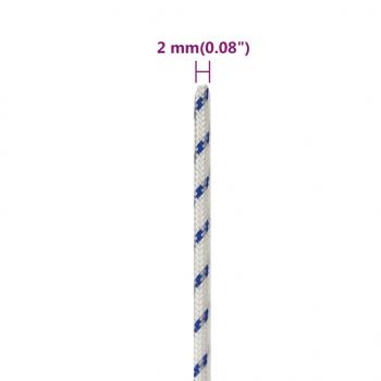 Bootsseil Weiß 2 mm 250 m Polypropylen