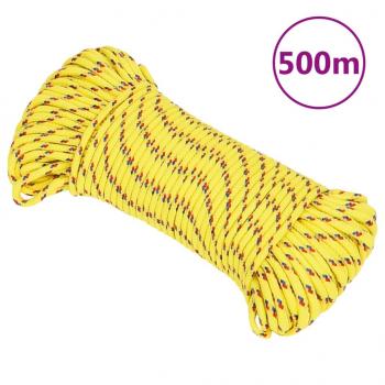 ARDEBO.de - Bootsseil Gelb 4 mm 500 m Polypropylen