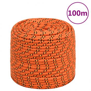 ARDEBO.de - Bootsseil Orange 10 mm 100 m Polypropylen