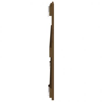 Wand-Kopfteil Honigbraun 127,5x3x60 cm Massivholz Kiefer