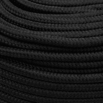 Bootsseil Schwarz 6 mm 100 m Polypropylen